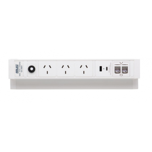Eclipse Power Outlet 3 Power 1 USB A 1 USB C 2 Ethernet With Desk Clamp - EPO3U2D2C