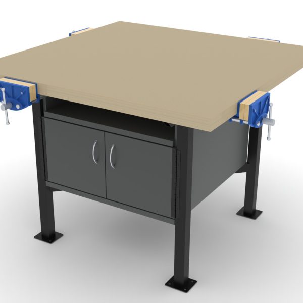 Eclipse® Manual Arts Wood Work Bench - EMHDWD12W