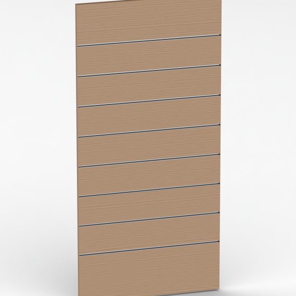 Eclipse Slat Wall End Panel Single Sided - 1500 x 385 x 25mm - LMPS15S