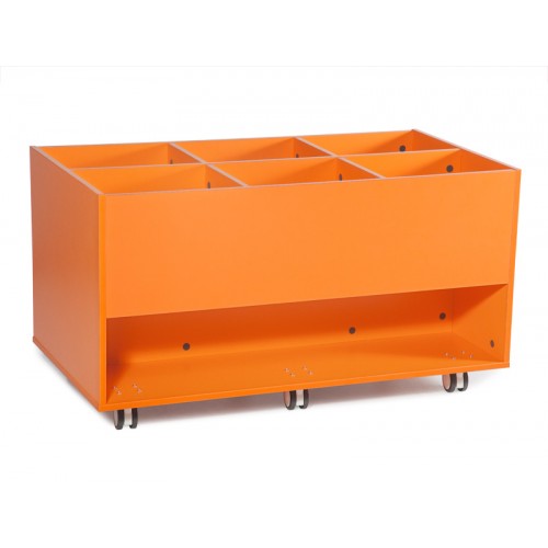 Eclipse® Library Book Bin Trolley - LMBBDT12