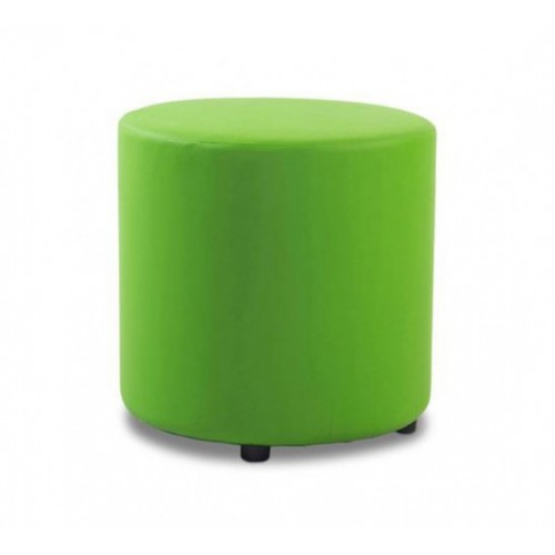 Eclipse® Round Ottoman - Vinyl - LESF14