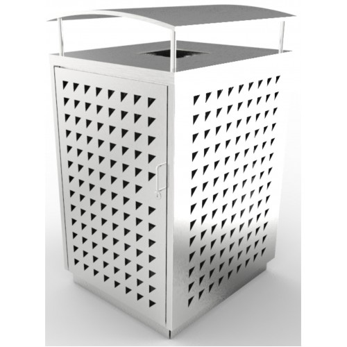 Eclipse Stainless Steel Rubbish Bin Cover - ESSRB