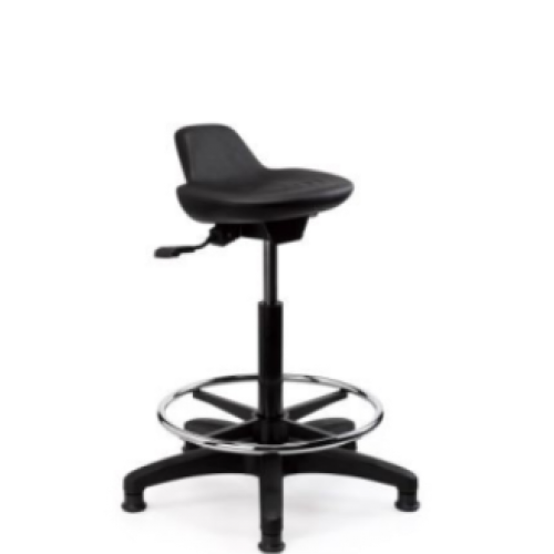Eclipse® Curie Lab Stool - Contour - With Glides - CHLS2