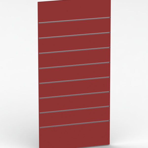 Eclipse Slat Wall End Panel Single Sided - 1200 x 385 x 25mm - LMPS12S